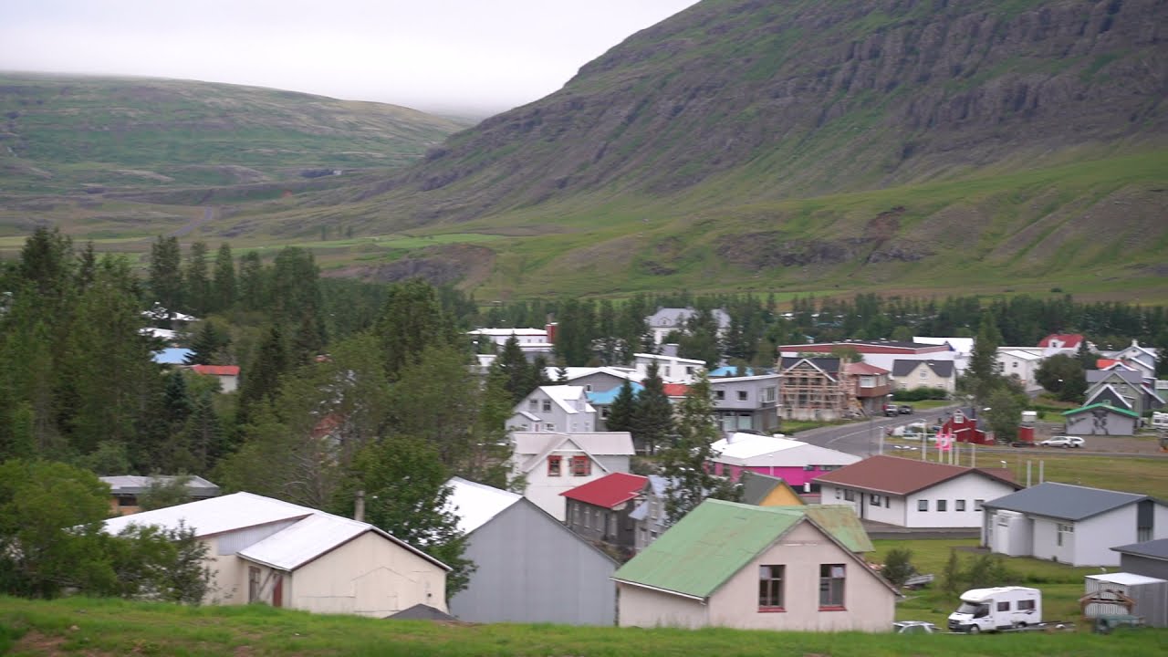 World of Waterfalls: Budararfoss and Seydisfjordur Panorama — Búðarárfoss, Iceland — video poster