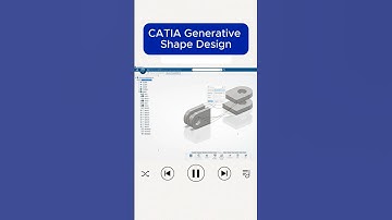 Twisted Shape - CATIA Generative Shape Design #CATIA #surfacemodeling  #CAD #3DEXPERIENCE