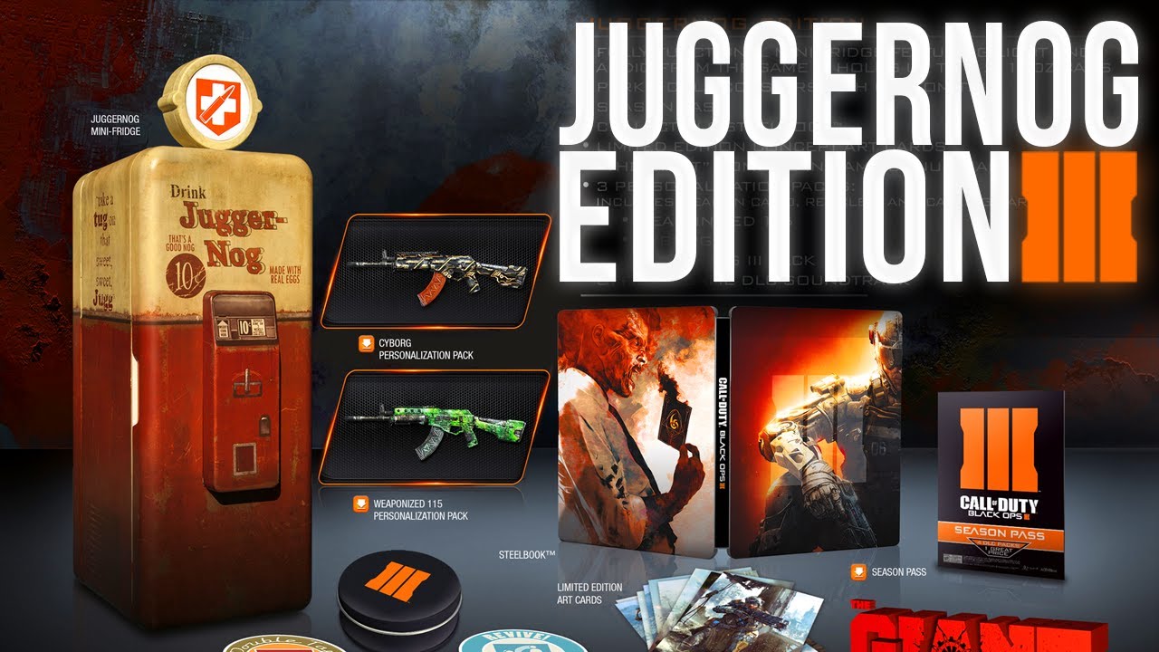 Black Ops 3 Juggernog Edition Unboxing Juggernog Unboxing Reaction Collectors Edition Fridge