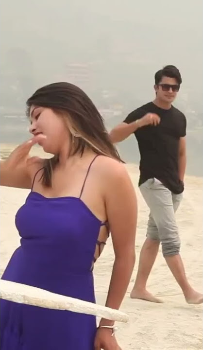 Pooja Sharma & Aakash Shrestha Behind The Scene Shooting Video #shorts