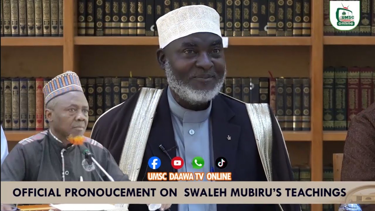 Заявление об ошибочных учениях брата Свалеха Мубиру