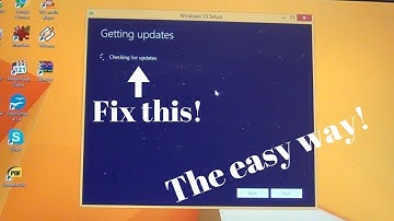 How to fix Windows 10 Setup stuck at Getting updates Checking for updates - The easy way!