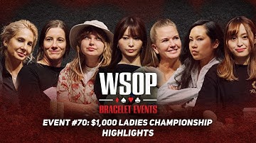 2025 WSOP Ladies Championship Highlights! $184,094 Up Top!
