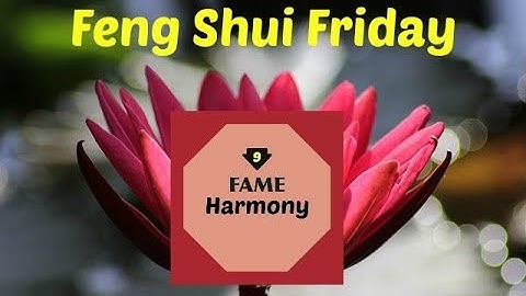 Feng Shui Friday 🏡 Life Area #9 Fame Harmony