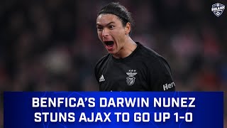 Benfica's Darwin Nunez Shocks Ajax With Late Goal | Champions League Round of 16