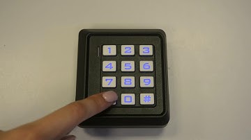 DC260 Stand Alone Door Access Control Unit - Setting the Lock Opening Time