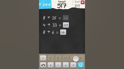 6 Numbers by Brainbow Answers Level 69