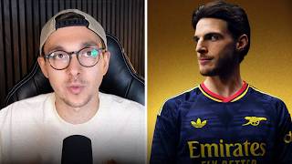 James' problem with the new Arsenal away kit