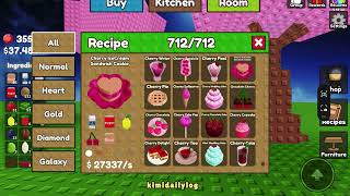 ALL Cherry Update Recipes! | Complete Craft Food Roblox Guide (Latest Update) screenshot 3