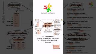 Flashcards com TODOS os tempos verbais👉 https://www.portuguescomsusana.com/flashcards-tempos-verbais screenshot 2