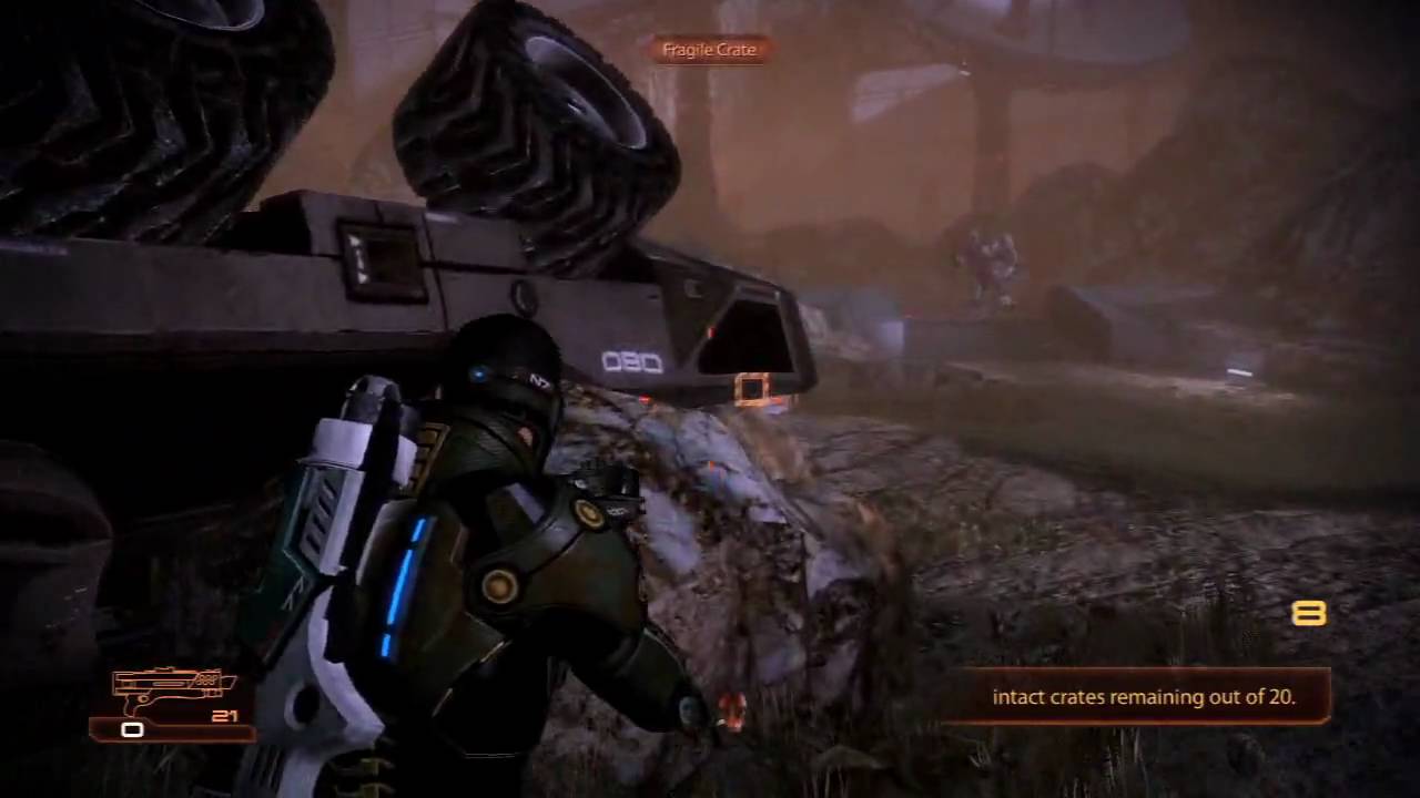 Mass Effect 2 YMIR Mech Gameplay HD 720p