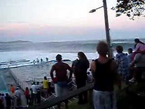 dee why with a cyclone swell