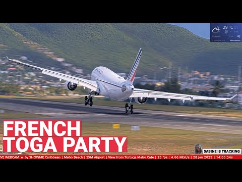 Air France ABORTS Landing at Princess Juliana Airport Sint Maarten