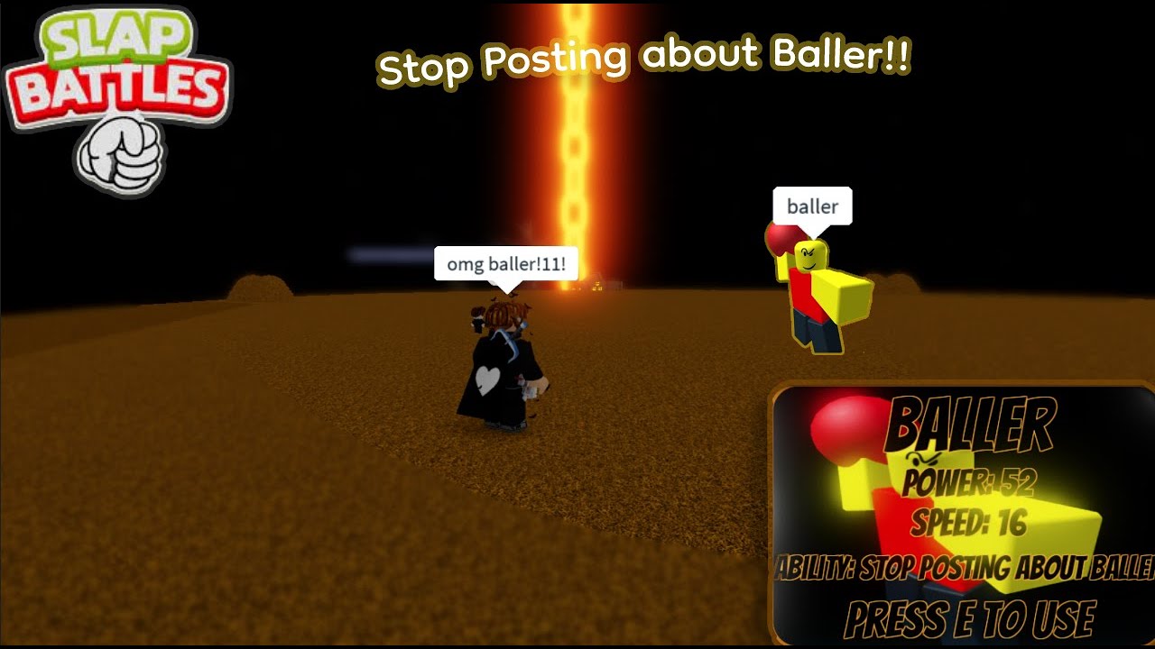 Stop posting about baller - (Roblox Meme) 