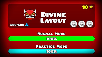 DIVINE LAYOUT [1080p60] || MEGACOLLAB || GEOMETRY DASH 2.11