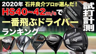 【しだるTV 総集編】HS40〜42m/sで飛ぶドライバーランキング　2019〜2020年前半　トラックマン試打