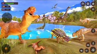 Wild Dinosaur World Simulator - Dinosaur Family Wildlife Game - Android GamePlay screenshot 1