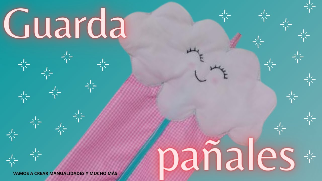 🧷DIY Aprende a hacer un PORTAPAÑALES FÁCIL Y RÁPIDO 😍 para decorar y organizar el cuarto del BEBÉ✔