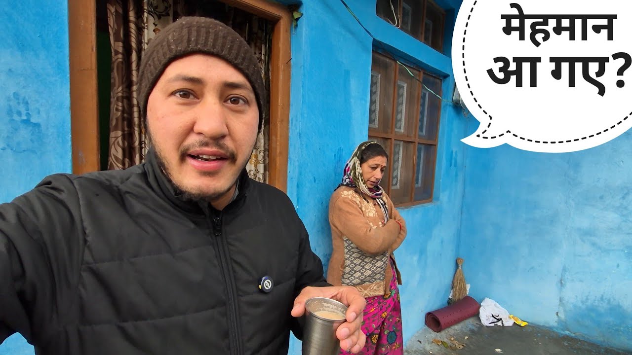 बर्फबारी के बाद होमस्टे में मेहमान पहुंच गए || Pahadi Lifestyle Vlog || Cool Pahadi