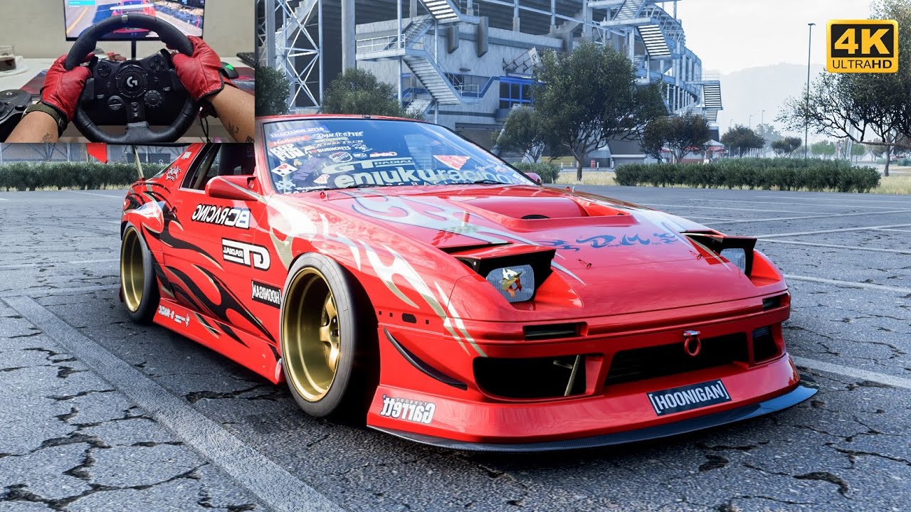 Mazda Hooningan RX-7 Twerkstallion - Forza Horizon 5 | Logitech G923 Steering Wheel [4K]