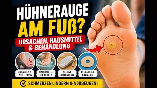 Hühnerauge am Fuß: Ursachen, Hausmittel und Behandlung erklärt