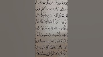 سورة الحجرات من آية 14_15