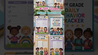 K-5 Daily Behavior Tracker