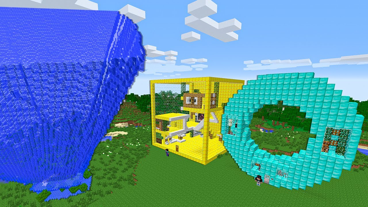 САМЫЙ ВЫСОКИЙ ДОМ НУБА В КУБЕ ПРОТИВ ЦУНАМИ ! ПРО ПОСТРОИЛ КРУГЛЫЙ ДОМ ...