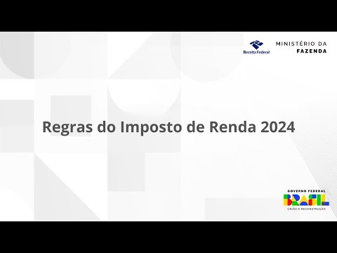 Regras do Imposto de Renda 2024