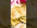 Creamy Cheese Ravioli with Shiitake Mushroom, Kale #shorts