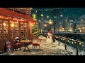 Happy New Year 2026 Cozy Cafe Riverside Chill Lofi Music For The Countdown Lofi Hip Hop 
