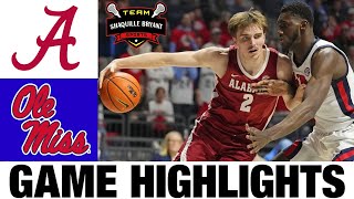 #14 Alabama vs Ole Miss Highlights | NCAA Men's Basketball | 2024 College Basketball