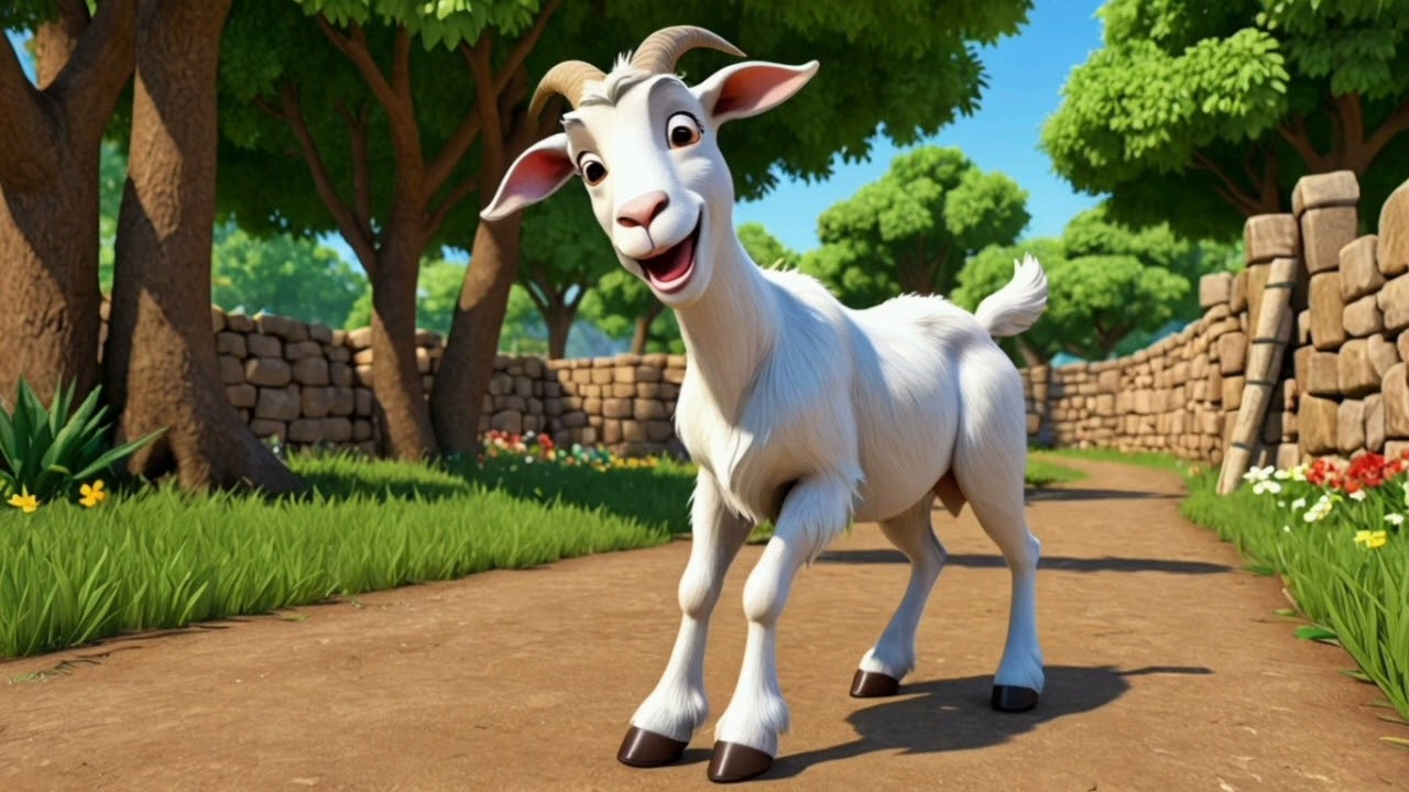 Tickle the Goat, He’ll Laugh and Jump! | Silly Animal Song for Kids