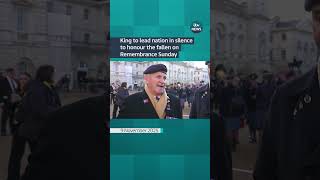 King to lead nation in silence to honour the fallen on Remembrance Sunday #itvnews #news