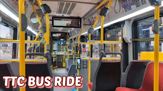 TTC 97 Bus Ride: Full Route Union to Eglinton Station