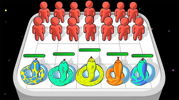MERGE SNAKE - Snake vs Human Merge Battle (ASMR Gaming)