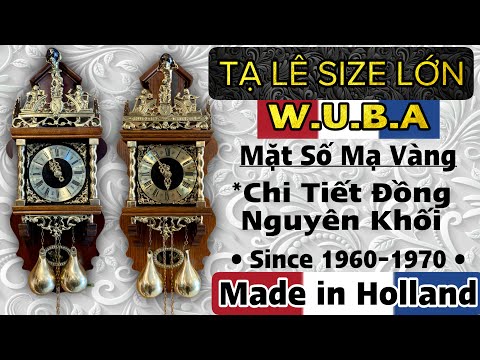Video BỘ ĐÔI ĐỒNG HỒ TREO TƯỜNG TẠ LÊ SIZE LỚN SX 1960-1970... - youtube