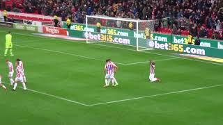 Stoke City - Benik Afobe Goal Celebrations vs. Nottingham Forest