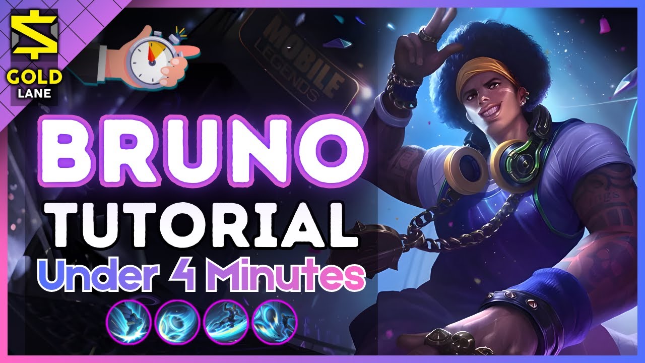 4-минутный обучающий ролик по игре за Бруно на Золотой линии || (MLBB S39) 2026