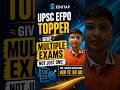 UPSC EPFO Topper Tips: Don't Make This Mistake in Competitive Exams