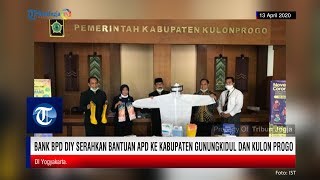 Bank Bpd Diy Serahkan Bantuan Apd Ke Kabupaten Gunungkidul Dan Kulon Progo