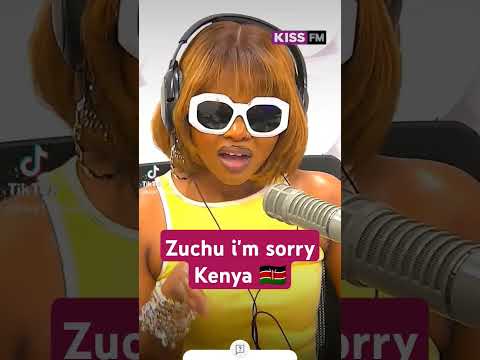 ZUCHU SORRY KENYANS I NEVER SAID THOSE WORDS Zuchu Kasaranistadium Chan2024 Kenya