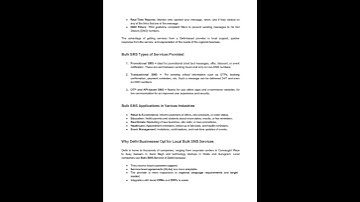 Bulk SMS & Bulk SMS Service in Delhi for Business Growth