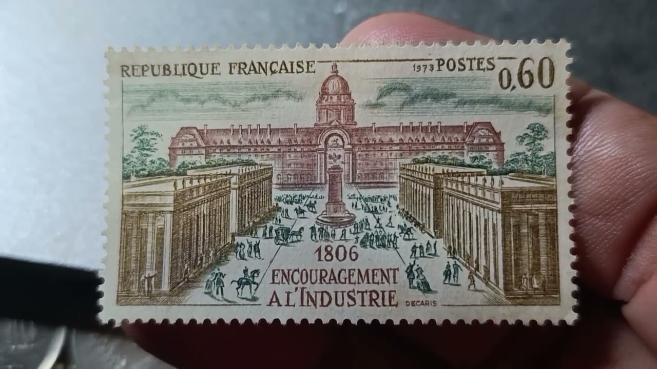 【Rare】　STAMPS of the WORLD 1973 This 1973 French Stamp Could Surprise You! 🇫🇷 #stampcollection