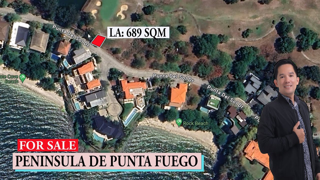 PENINSULA DE PUNTA FUEGO BEACH LOT FOR SALE | HOUSE TOUR B91 - YouTube