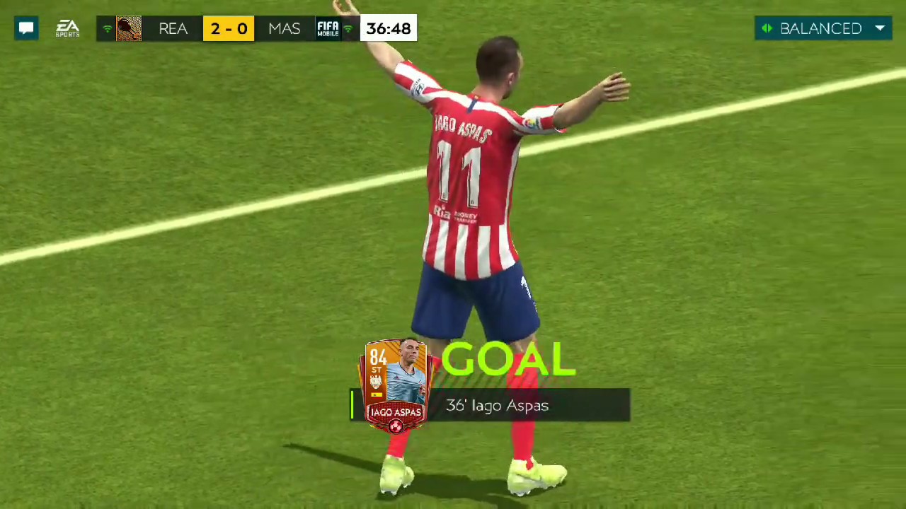 Playing a head-head match in Fifa Mobile - YouTube