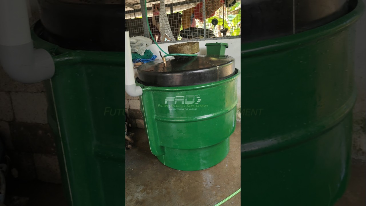 FRD BIOMECH 20L Portable Biogas Plant | Convert Food Waste to Free Biogas Energy