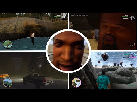 GTA Trilogy Remastered - Best Bugs & Glitches Compilation (Definitive Edition) Funny Moments