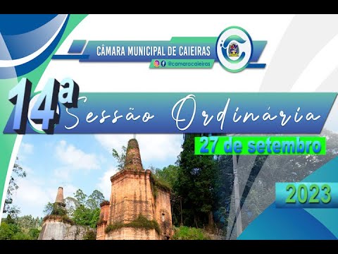 CÂMARA DE CAIEIRAS: SESSÃO ORDINÁRIA (14a.) – 27.09.23