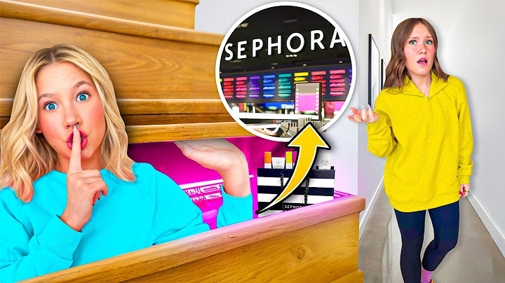 WE BUiLT A SECRET MAKEUP ROOM iN OUR SiSTERS HOUSE WiTHOUT HER KNOWiNG!!